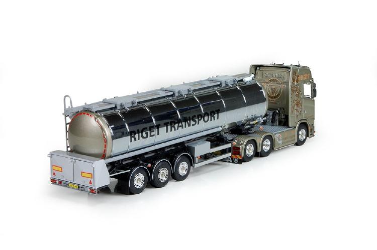 ギャラリービューアに画像をロードする, Riget Scaniaスカニア S-serie with tanktrailerトレーラー 建設機械模型 工事車両TEKNO 1/50 ミニチュア