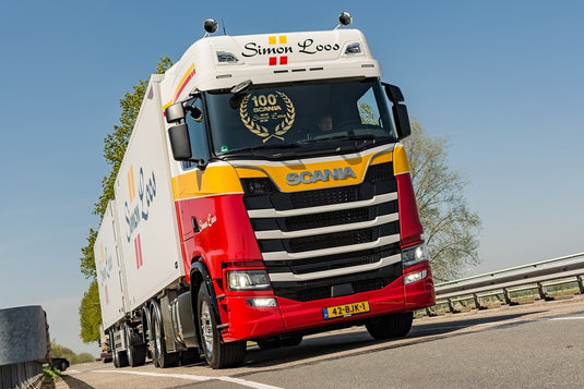 【予約】4-6月以降発売予定Loos, Simon Scaniaスカニア S-serie Highline rigid truck with trailerトラック 建設機械模型 工事車両 TEKNO 1/50 ミニチュア