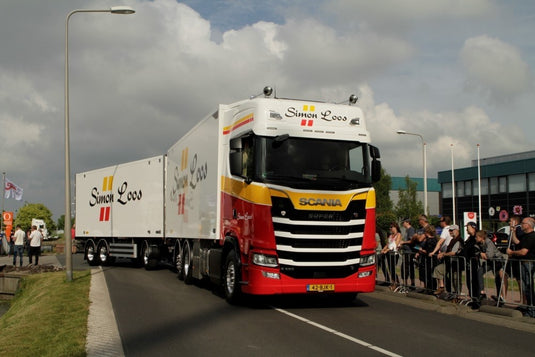 【予約】4-6月以降発売予定Loos, Simon Scaniaスカニア S-serie Highline rigid truck with trailerトラック 建設機械模型 工事車両 TEKNO 1/50 ミニチュア