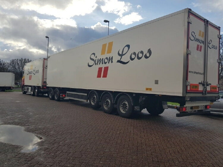 ギャラリービューアに画像をロードする, 【予約】10-12月以降発売予定Loos Simon Scaniaスカニア LZV S-serie Highline rigid truckリーファートレーラートレーラー 建設機械模型 工事車両TEKNO 1/50 ミニチュア