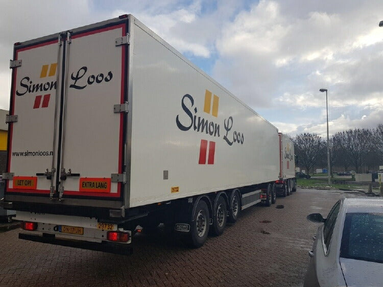 ギャラリービューアに画像をロードする, 【予約】10-12月以降発売予定Loos Simon Scaniaスカニア LZV S-serie Highline rigid truckリーファートレーラートレーラー 建設機械模型 工事車両TEKNO 1/50 ミニチュア