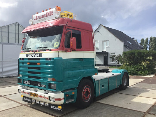 【予約】4-6月以降発売予定Ende, J.B. van den Scaniaスカニア 143 Streamline tractorトラクタ 建設機械模型 工事車両 TEKNO 1/50 ミニチュア