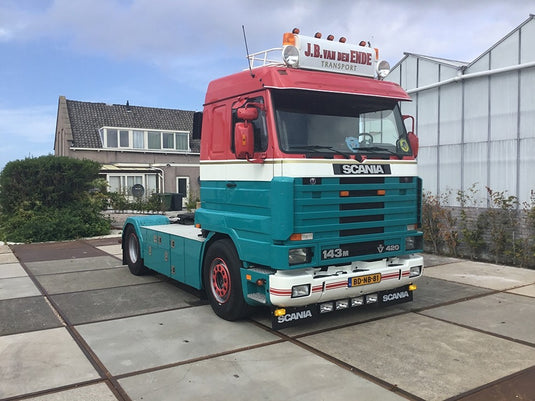 【予約】4-6月以降発売予定Ende, J.B. van den Scaniaスカニア 143 Streamline tractorトラクタ 建設機械模型 工事車両 TEKNO 1/50 ミニチュア