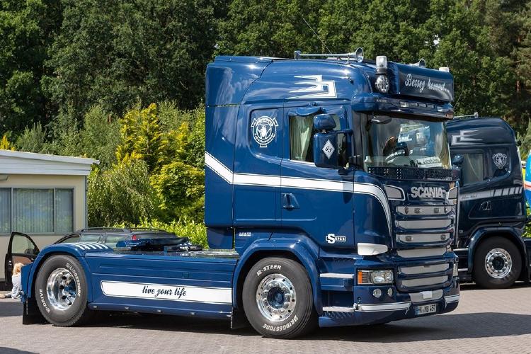 ギャラリービューアに画像をロードする, Bessey Scaniaスカニア set Scaniaスカニア R-Streamline - Set of 2 tractors in 1 packagingトラクタ 建設機械模型 工事車両 TEKNO 1/50 ミニチュア