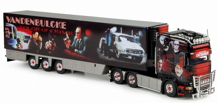 ギャラリービューアに画像をロードする, Vandenbulcke La French Scaniaスカニア R Topline 6x2 with リーファートレーラートラック 建設機械模型 工事車両 TEKNO 1/50 ミニチュア