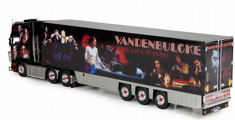 ギャラリービューアに画像をロードする, Vandenbulcke La French Scaniaスカニア R Topline 6x2 with リーファートレーラートラック 建設機械模型 工事車両 TEKNO 1/50 ミニチュア