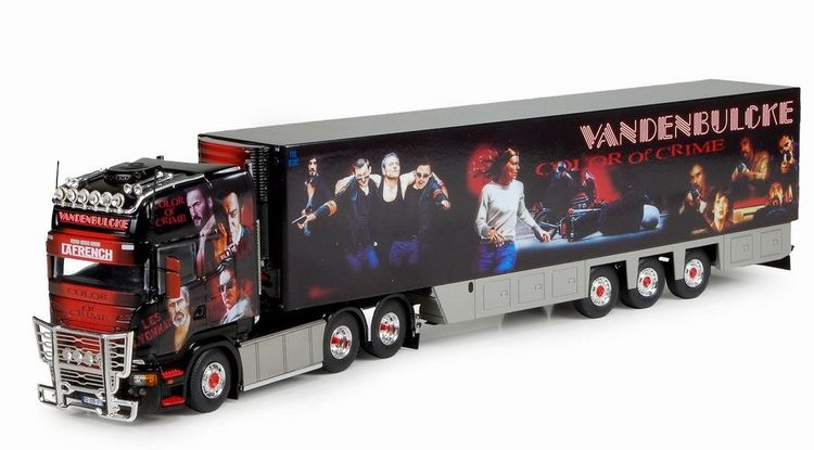 ギャラリービューアに画像をロードする, Vandenbulcke La French Scaniaスカニア R Topline 6x2 with リーファートレーラートラック 建設機械模型 工事車両 TEKNO 1/50 ミニチュア