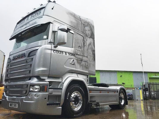 【予約】4-6月以降発売予定Coles Scaniaスカニア R-Streamline Topline with curtainside semitrailerトラック  建設機械模型 工事車両 TEKNO 1/50 ミニチュア