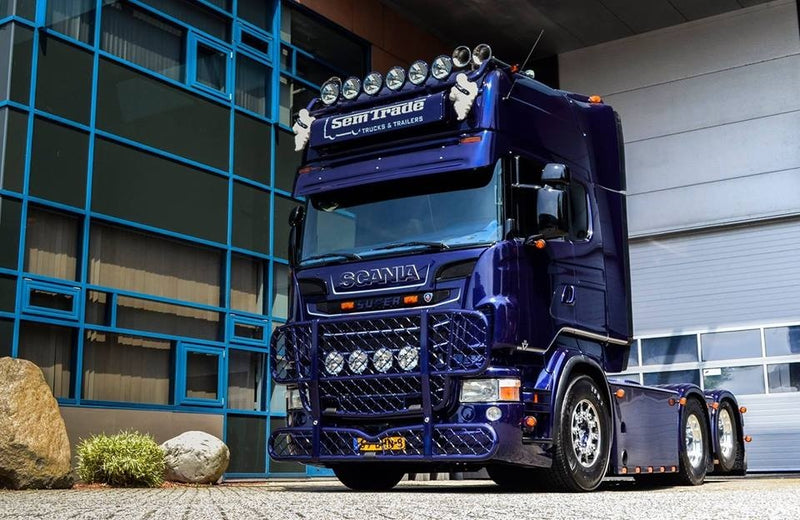 ギャラリービューアに画像をロードする, 【予約】4-6月以降発売予定Semtrade Scaniaスカニア R7 Topline 6x2 tag-axle tractorトラクタ 建設機械模型 工事車両 TEKNO 1/50 ミニチュア