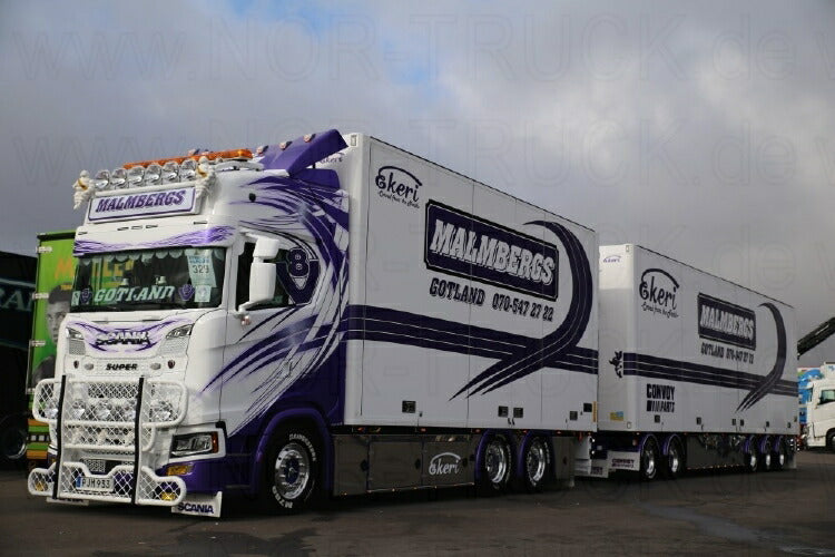 ギャラリービューアに画像をロードする, 【予約】10-12月以降発売予定Malmbergs Scaniaスカニア S-serie Highline Zweedse combinatieトラック 建設機械模型 工事車両TEKNO 1/50 ミニチュア