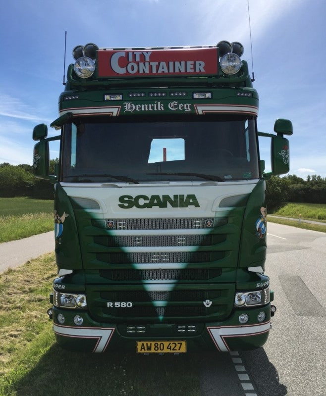 ギャラリービューアに画像をロードする, 【予約】4-6月以降発売予定Eeg, Henrik Scaniaスカニア R Highline rigid truck with hookarm container and trailerトラック  建設機械模型 工事車両 TEKNO 1/50 ミニチュア