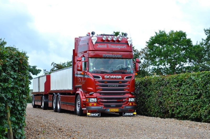 ギャラリービューアに画像をロードする, 【予約】4-6月以降発売予定Jami Transport Scaniaスカニア R-Streamline Topline rigid truck with trailer for fish transportトラック 建設機械模型 工事車両 TEKNO 1/50 ミニチュア
