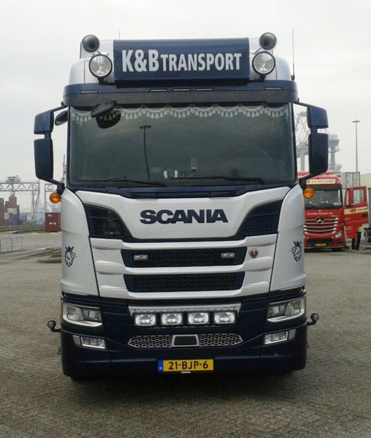 【予約】4-6月以降発売予定K&B Transport Scaniaスカニア NGS R410 4x2 with 3 axle flexitrailer and Hamburg Sud Reeferトラック 建設機械模型 工事車両 TEKNO 1/50 ミニチュア