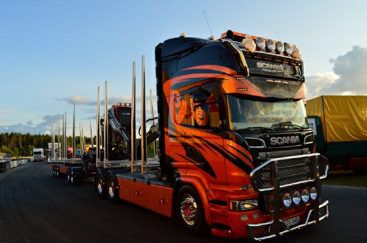 ギャラリービューアに画像をロードする, 【予約】6-8月以降発売予定Timmerline Transport Scania R730 Swedish wood combinationトラック トラクタヘッド/建設機械模型 工事車両 Tekno 1/50 ミニチュア