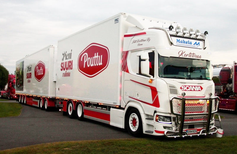 ギャラリービューアに画像をロードする, 【予約】4-6月以降発売予定Kortetmaa Scaniaスカニア R-Next Generation Swedish combinationトラック  建設機械模型 工事車両 TEKNO 1/50 ミニチュア