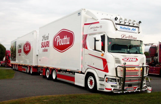 【予約】4-6月以降発売予定Kortetmaa Scaniaスカニア R-Next Generation Swedish combinationトラック  建設機械模型 工事車両 TEKNO 1/50 ミニチュア