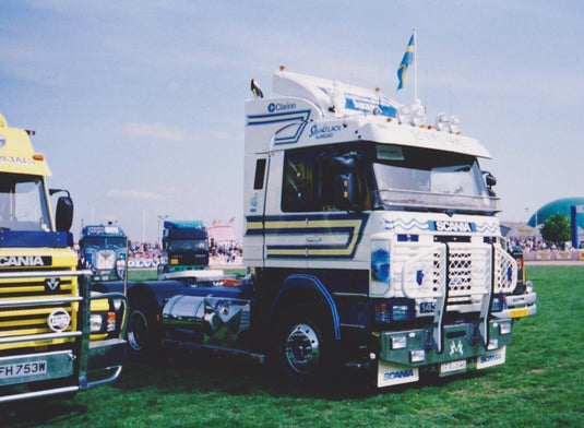 【予約】4-6月以降発売予定Karlmans Scaniaスカニア 143トラクタ 建設機械模型 工事車両 TEKNO 1/50 ミニチュア