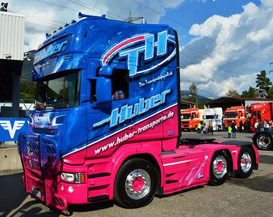 Huber LKW Modell Scania R 730 トラック / TEKNO 1/50 建設機械模型 工事車両