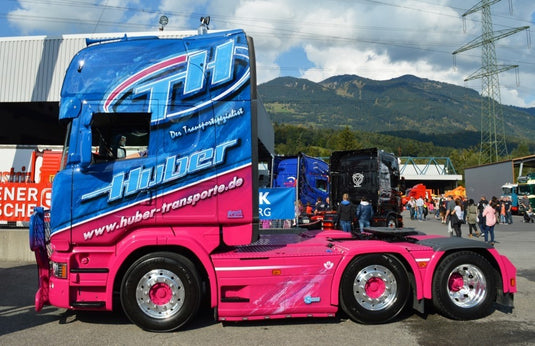 Huber LKW Modell Scania R 730 トラック / TEKNO 1/50 建設機械模型 工事車両