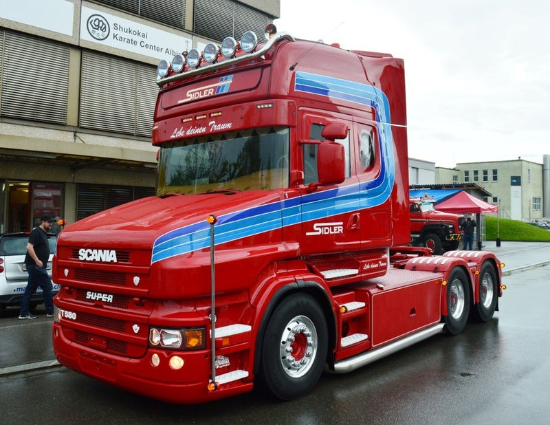 ギャラリービューアに画像をロードする, 【予約】4-6月以降発売予定Sidler Scaniaスカニア Torpedo Topline 6x4トラクタ 建設機械模型 工事車両 TEKNO 1/50 ミニチュア