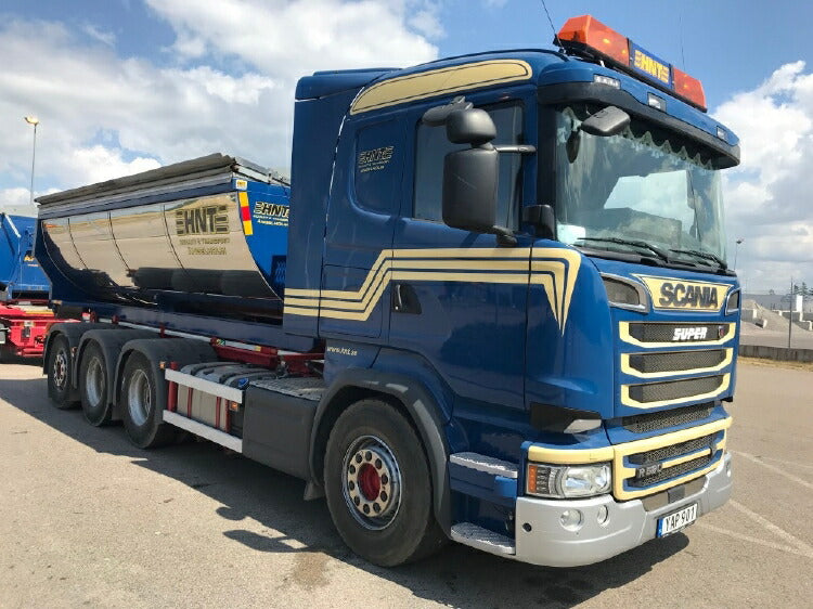 ギャラリービューアに画像をロードする, 【予約】8-10月以降発売予定Nilssons, Hasse Scania R-Streamline asphalt tipper combiトラック/建設機械模型 工事車両 Tekno 1/50 ミニチュア