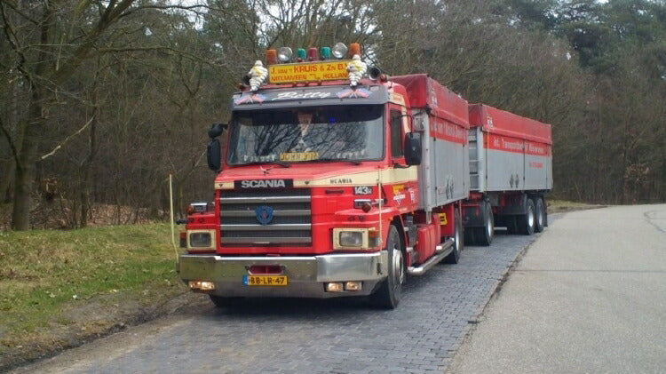 ギャラリービューアに画像をロードする, 【予約】2020年1-3月以降発売予定Kruis, Jaco van 't Scania Torpedo 3-serie 143 open top combiトラック/建設機械模型 工事車両 TEKNO 1/50 ミニチュア