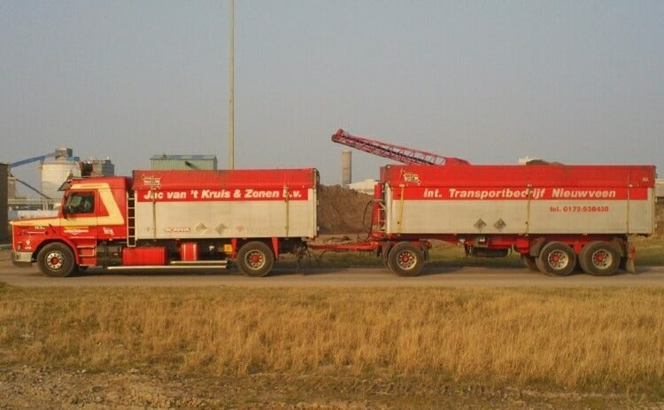 ギャラリービューアに画像をロードする, 【予約】2020年1-3月以降発売予定Kruis, Jaco van 't Scania Torpedo 3-serie 143 open top combiトラック/建設機械模型 工事車両 TEKNO 1/50 ミニチュア