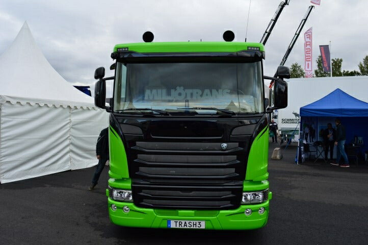 ギャラリービューアに画像をロードする, 【予約】12月以降発売予定Miljo Trans Scania R laag dak met Laxo afzetysteemトラック /TEKNO 1/50 建設機械 模型ミニカー はたらく車 重機