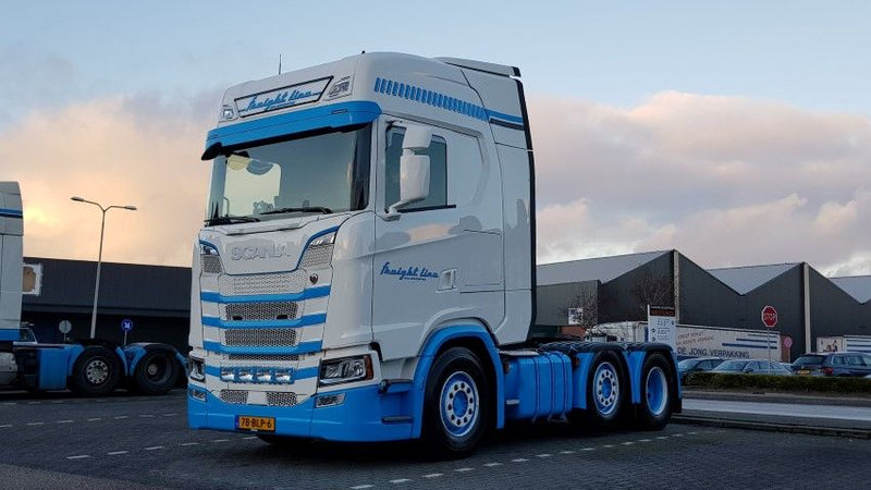 ギャラリービューアに画像をロードする, 【予約】10-12月以降発売予定Freightline Scaniaスカニア S-serie Highline met 3-assige koelopleggerトラック 建設機械模型 工事車両TEKNO 1/50 ミニチュア