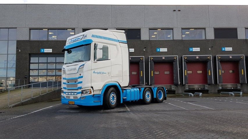 ギャラリービューアに画像をロードする, 【予約】10-12月以降発売予定Freightline Scaniaスカニア S-serie Highline met 3-assige koelopleggerトラック 建設機械模型 工事車両TEKNO 1/50 ミニチュア