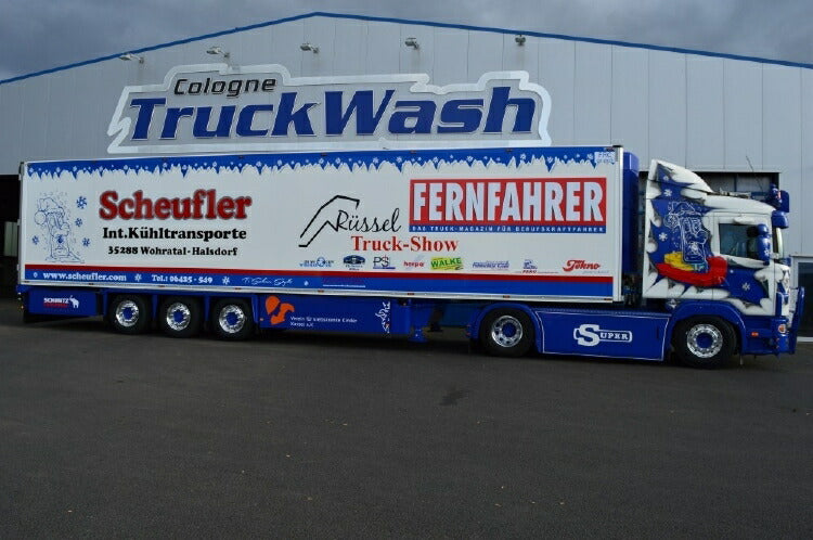 ギャラリービューアに画像をロードする, 【予約】10-12月以降発売予定Scheufler Russel Truck show Scaniaスカニア 4-serie avec semi-remorque frigoトラック 建設機械模型 工事車両TEKNO 1/50 ミニチュア