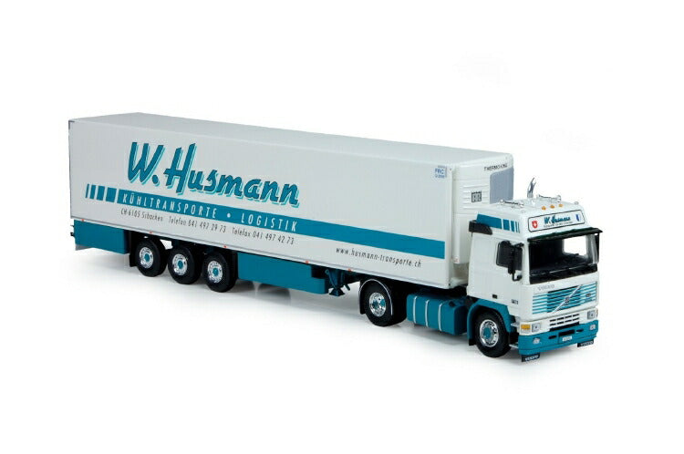 ギャラリービューアに画像をロードする, Husmann Set Volvo set Husmann van F16, FH03, FH04 en koeloplegger in luxe klant verpakking トラック 建設機械模型 工事車両TEKNO 1/50 ミニチュア