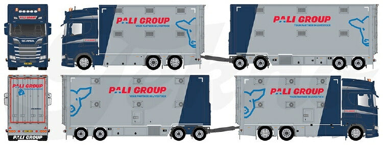 ギャラリービューアに画像をロードする, 【予約】2020年1-3月以降発売予定Pali groep Scania S-serie Highline livestock トレーラー /建設機械模型 工事車両 TEKNO 1/50 ミニチュア
