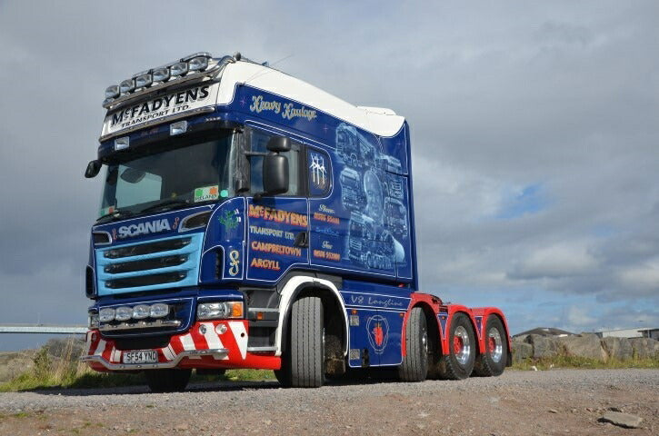 ギャラリービューアに画像をロードする, 【予約】2020年1-3月以降発売予定Mc Fadyens Scania R-serie Longline 8x4トラックトラクタヘッド/建設機械模型 工事車両 TEKNO 1/50 ミニチュア