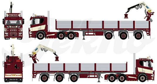 【予約】2020年4-6月以降発売予定Mod 174039C+ / Duijghuijzen トラック /建設機械模型 工事車両 Tekno 1/50 ミニチュア