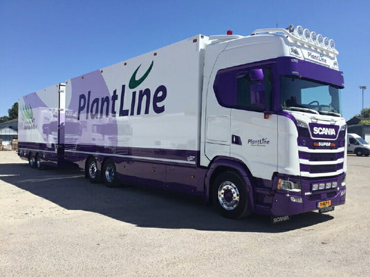【予約】2019年7-9月以降発売予定Scania S-serie Highline rigid truck with trailerトラック  /建設機械模型 工事車両 TEKNO 1/50 ミニチュア