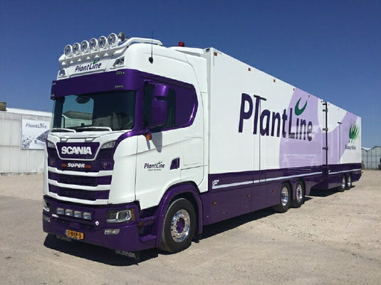 【予約】2019年7-9月以降発売予定Scania S-serie Highline rigid truck with trailerトラック  /建設機械模型 工事車両 TEKNO 1/50 ミニチュア