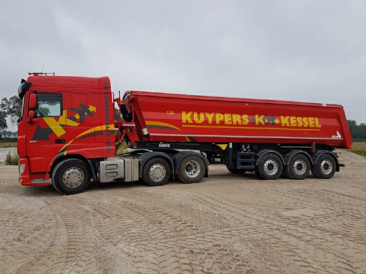 ギャラリービューアに画像をロードする, 【予約】6-8月以降発売予定Kuypers DAF XF Euro 6 Space Cab with Meiller tipperトラック/建設機械模型 工事車両 Tekno 1/50 ミニチュア