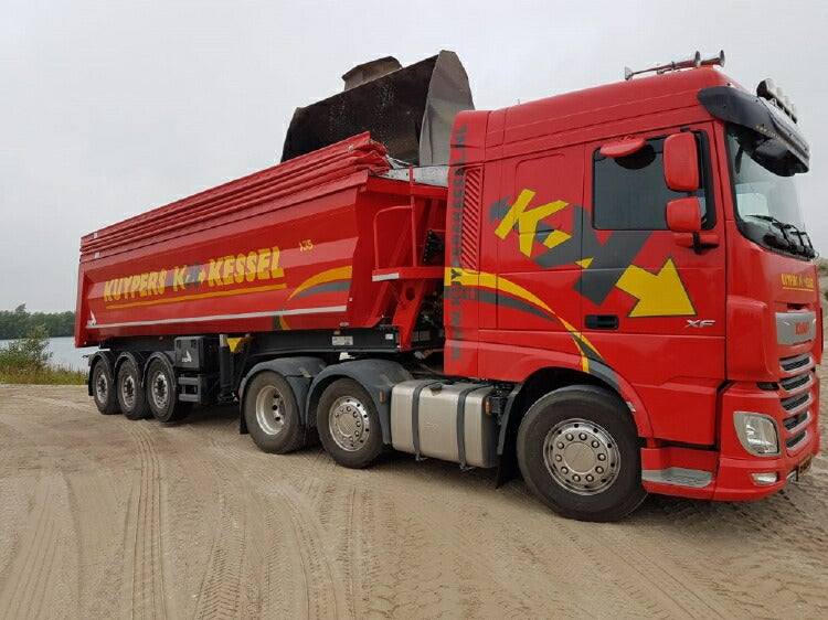 ギャラリービューアに画像をロードする, 【予約】6-8月以降発売予定Kuypers DAF XF Euro 6 Space Cab with Meiller tipperトラック/建設機械模型 工事車両 Tekno 1/50 ミニチュア