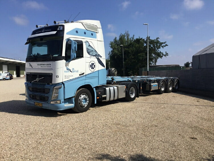 ギャラリービューアに画像をロードする, 【予約】2019年8-10月以降発売予定Driel, Van Volvo FH04 Globetrotter 40フィート リーファーコンテナ トラック /建設機械模型 工事車両 TEKNO 1/50 ミニチュア