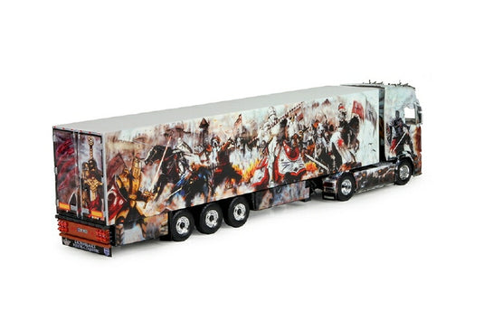 【予約】Heide Logistik Scania S-serie Highline met koeloplegger トラック トレーラー/TEKNO 1/50 建設機械 模型ミニカー  はたらく車 重機