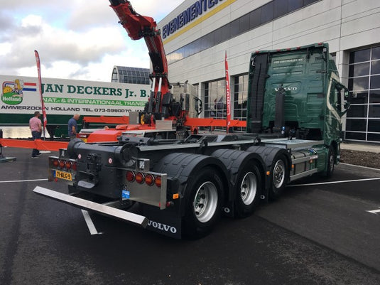 【予約】2019年8-10月以降発売予定Groningen, van Volvo FH4 Globetrotter XL rigid truck with hookarm container トラック /建設機械模型 工事車両 TEKNO 1/50 ミニチュア