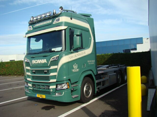 ギャラリービューアに画像をロードする, 【予約】12月以降発売予定Scania NGS R-serie Highline haakarm combinatie TEKNO 1/50 建設機械 模型ミニカー はたらく車重機 トラック