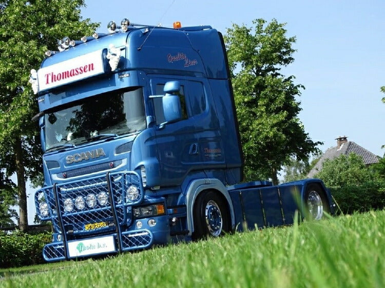 ギャラリービューアに画像をロードする, 【予約】6-8月以降発売予定Tholu Scania Topline with 3軸 カーテンサイダートレーラートラック/建設機械模型 工事車両 Tekno 1/50 ミニチュア
