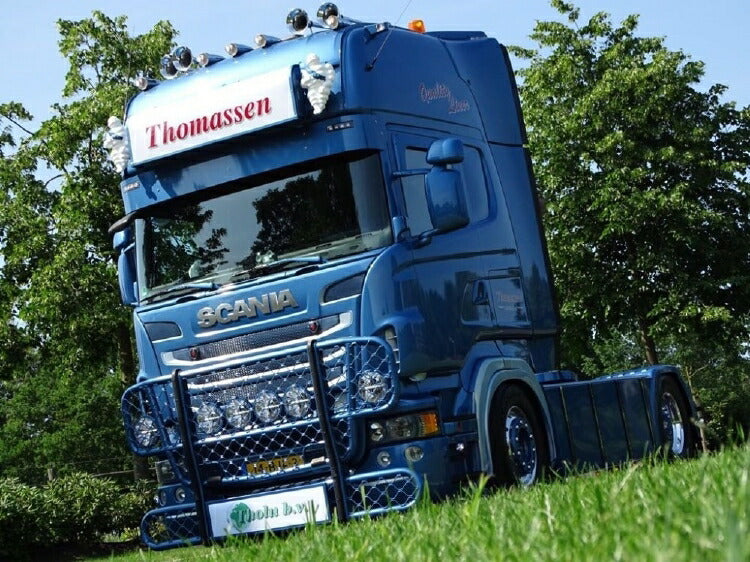 ギャラリービューアに画像をロードする, 【予約】6-8月以降発売予定Tholu Scania Topline with 3軸 カーテンサイダートレーラートラック/建設機械模型 工事車両 Tekno 1/50 ミニチュア