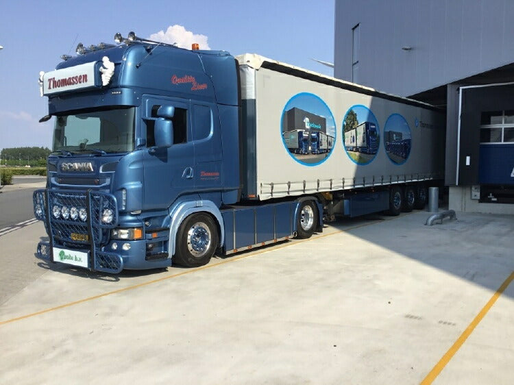 ギャラリービューアに画像をロードする, 【予約】6-8月以降発売予定Tholu Scania Topline with 3軸 カーテンサイダートレーラートラック/建設機械模型 工事車両 Tekno 1/50 ミニチュア