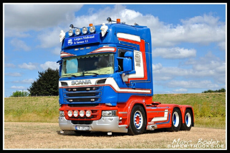 ギャラリービューアに画像をロードする, 【予約】10-12月以降発売予定Mollestad Scania R-serie Topline 6x2トラック トラクタヘッド/建設機械模型 工事車両 Tekno 1/50 ミニチュア