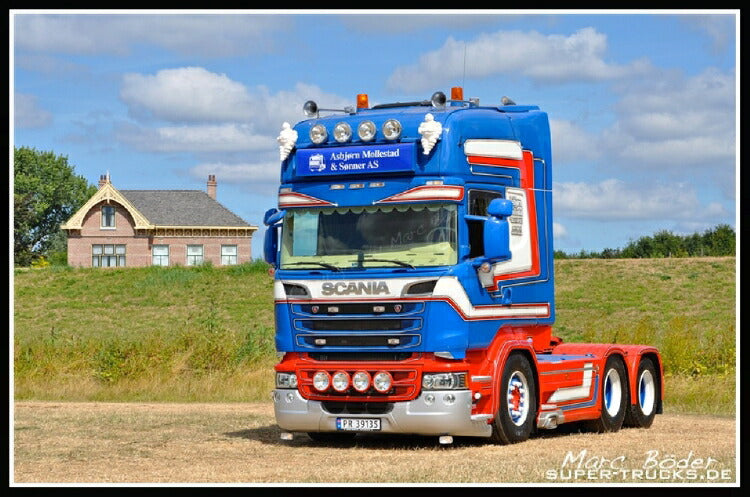ギャラリービューアに画像をロードする, 【予約】10-12月以降発売予定Mollestad Scania R-serie Topline 6x2トラック トラクタヘッド/建設機械模型 工事車両 Tekno 1/50 ミニチュア