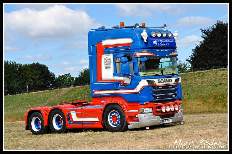 ギャラリービューアに画像をロードする, 【予約】10-12月以降発売予定Mollestad Scania R-serie Topline 6x2トラック トラクタヘッド/建設機械模型 工事車両 Tekno 1/50 ミニチュア