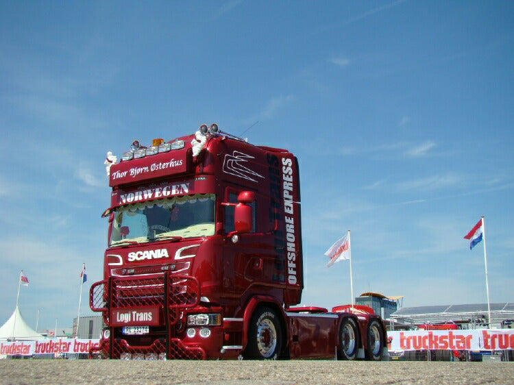 ギャラリービューアに画像をロードする, 【予約】8-10月以降発売予定Osterhus, Thor Bjorn Scania R-serie Topline 6x4トラック トラクタヘッド/建設機械模型 工事車両 Tekno 1/50 ミニチュア